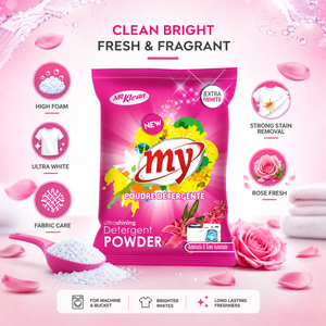 Detergente en Polvo para Ropa con Aroma a Rosas OEM |   Limpiador de Ropa Ultra Blanco de Alta Espuma |   Potente Quitamanchas de Calidad para Exportación a Granel - Product Image 6