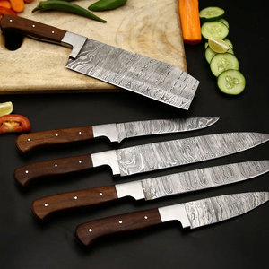 Ensemble de couteaux de chef en acier Damas, collection complète d'outils de découpe pour la cuisine, avec poignées confortables pour la cuisine à domicile et les restaurants - Product Image 6