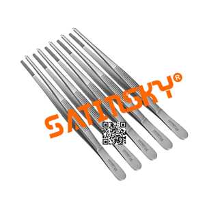 Pince à tissus pour le pouce 11.5 CM Instruments de microchirurgie Manuel en acier inoxydable certifié CE d'une source réputée - Product Image 6