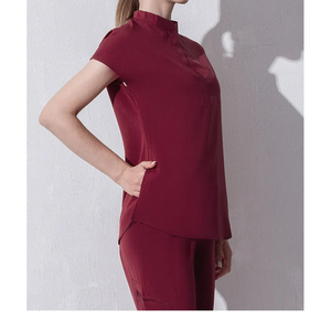 Ensemble de tenue d'infirmière pour femme : Haut décontracté à col en V et pantalon, tenue de travail pour hôpital, ensemble de blouses d'infirmière pour femme - Product Image 3