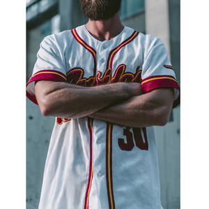 Camiseta de Béisbol con Botones para Jóvenes, Personalizada, 100% Poliéster, Camiseta de Béisbol y Ropa de Entrenamiento de Softbol - Product Image 4