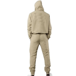 2025 venta al por mayor de alta calidad Zip Stand Collar hombres cortavientos entrenamiento personalizado chándal de nailon transpirable a prueba de viento estilo Casual - Product Image 5