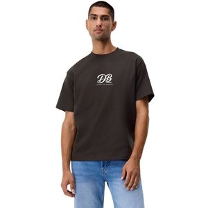 เสื้อยืดคอกลมผ้าฝ้ายผสมทรงหลวมสำหรับผู้ชาย สวมใส่สบาย เหมาะสำหรับกีฬากลางแจ้ง ท่องเที่ยว และแฟชั่นประจำวัน - Product Image 1