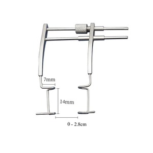 1 unidad de espéculos oftálmicos Lieberman de titanio inoxidable para párpados, instrumento oftálmico para UCI - Product Image 3