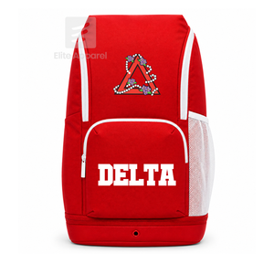 Custom Delta Sigma| Theta Sorority Backpack Zipper Casual Sports School Bag Style Large Capacity for Girls - Product Image 1