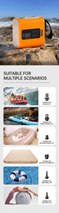 Pompe à air électrique sans fil portable 22 PSI haute pression, <span class=keywords><strong>gonfleur</strong></span> <span class=keywords><strong>rechargeable</strong></span> pour SUP, kayak, <span class=keywords><strong>bateau</strong></span> gonflable - Product Image 6