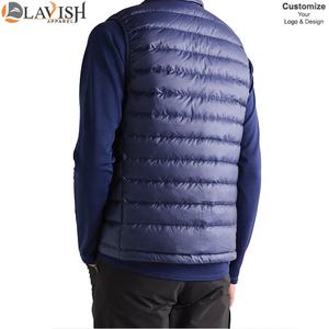 Chaleco Acolchado de Verano Personalizado para Hombre, Color Sólido, Cuello Alto, Ecológico, Transpirable, de Secado Rápido, Talla Grande, Informal - Product Image 3