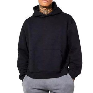 Meilleur fournisseur de sweats à capuche oversize en coton 100% pour hommes, sweats à capuche oversize en tricot de style streetwear en différentes couleurs et tailles - Product Image 1