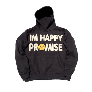 <b>Men</b> Custom Solid Hooded Puff Printing <b>Fleece</b> Hoodie-Eco-Friendly Breathable Casual Streetwear - Product Image 1