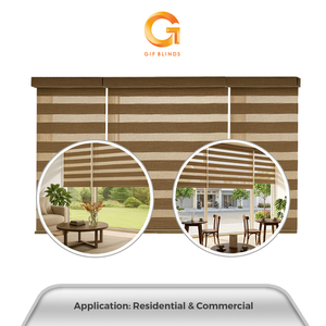 Persianas Zebra Monobrown ZB91141 137x183cm, Garantía del Mejor Proveedor, Superventas en Malasia, para Hogar y Oficina, B2B, OEM, Suministro de la Mejor Calidad - Product Image 3