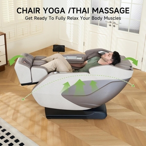 Fauteuil de massage corps entier zéro gravité avec rail SL, chaise inclinable chauffante pour étirement thaïlandais, fauteuil de bureau, le fauteuil de massage le plus populaire - Product Image 3