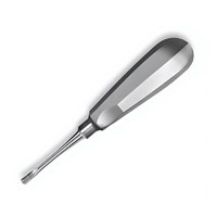 6英寸直型根尖拔除器 # 301 手动不锈钢牙根拔除器