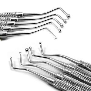 Sonda dental manual de doble punta de acero inoxidable de grado médico con certificación CE ISO, tipo Addler, para instrumento de limpieza dental - Product Image 6