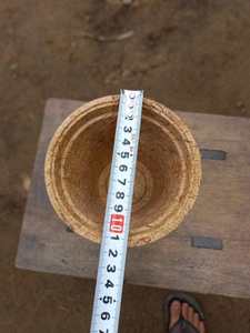 Pot de fleurs en fibre de coco, écologique, biodégradable, design rustique pour la plantation en jardin - Product Image 5