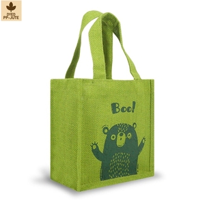 Laminated Natural Jute Promotional Shopping Tote <b>Bag</b> Promotional Shopping 42x31x15 cm Custom Logo Wholesale OEM Model SPL172 - Product Image 3