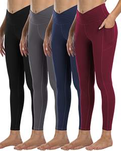 Customized High-Waisted Workout Nylon-Spandex <b>Leggings</b> <b>Women</b> Yoga Pants <b>For</b> <b>Women</b> Active Wear Gym <b>Leggings</b> - Product Image 1