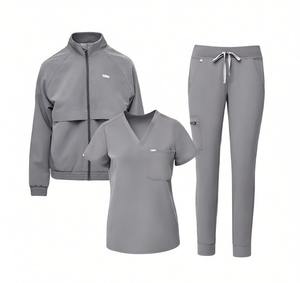 Tenues d'infirmière unisexes respirantes de haute qualité, uniformes à manches courtes, design tendance, blouses de médecin douces imprimées, fabriquées au Pakistan - Product Image 6