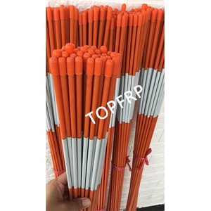 Piquets à neige en fibre de verre FRP, marqueurs de voie de circulation flexibles de 5 pieds en FRP - Product Image 4