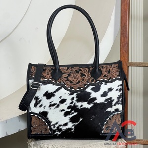 Sacs fourre-tout pour femmes en cuir véritable façonnés à la main, collection Super Septembre 2026, en cuir de vachette véritable, sacs à bandoulière et sacs à poignée supérieure pour usage quotidien - Product Image 1