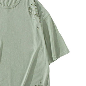 T-shirt Homme Oversize Léger de Haute Qualité en Coton Respirant avec Impression Personnalisée Effet Vieilli – Vente en Gros - Product Image 2
