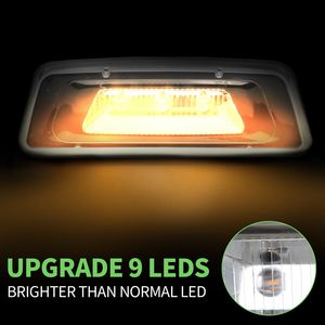 2 luci LED indicatori di direzione laterali con lente trasparente compatibili con Kenworth T680 T880 Peterbilt 576 - Product Image 6
