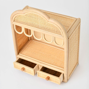 Teatro de marionetas de ratán hecho a mano para juegos de rol, mesa de exhibición de marionetas, casa de juegos de sobremesa - Product Image 3