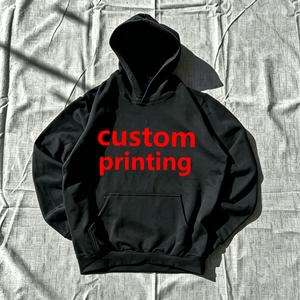 High Quality Men 450gCotton Winter Hoodie Streetwear Straight Breathable <b>Letter</b> Graphic 3D Foam Printing VVS 1.1 In Stock Vendor - Product Image 1