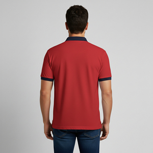 Nuevas Camisetas Polo de Manga Corta para Hombre 2026, 100% Algodón, Corte Regular, Logotipo Personalizado con Transferencia Térmica, Cuello en Contraste - Product Image 6