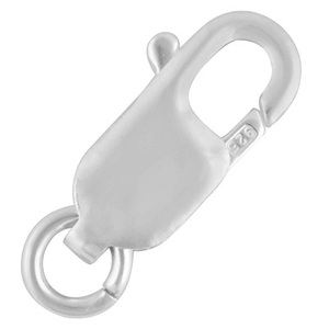Cierre de Plata de Ley 925 con Forma de Loro de 12mm, Antideslustre, para Fabricación de Joyas DIY, Collares y Pulseras, Venta Directa de Fábrica al Por Mayor - Product Image 1