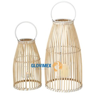 Trending <b>Bamboo</b> Rattan Decorative <b>Lantern</b> Candle Holder for Living Room Ambient Lighting Custom Design - Product Image 6
