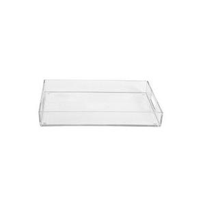 Bandeja de Servir Moderna de Acrílico Transparente para Cocina, 20x30cm, Capacidad de 1-2L, Apta para Lavavajillas, de Una Sola Capa, para Decoración de Mesa y Uso Diario - Product Image 1