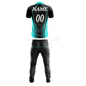 Uniforme de Cricket al Por Mayor en Stock, Sublimado, de Poliéster Transpirable, Personalizable, Servicio OEM, Alta Calidad - Product Image 3