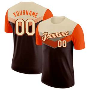 เสื้อเบสบอลแบบซับลิเมชั่นสั่งทำรุ่นใหม่ล่าสุด ผลิตจากโพลีเอสเตอร์ 100% แห้งเร็ว ชุดทีมพร้อมปักชื่อและหมายเลขส่วนตัว รับผลิตแบบ OEM - Product Image 1
