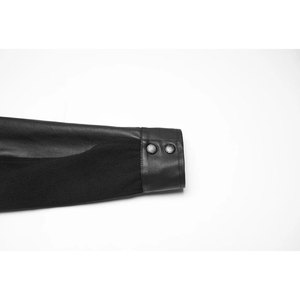 Three-Dimensional Men Black <b>Gothic</b> Punk Style Coffin Pattern Short Slim Fit Fashion <b>Jacket</b> Top Sell - Product Image 6