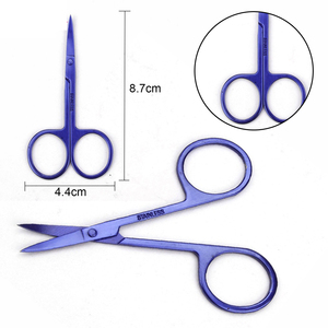 Ciseaux à manucure professionnels en acier inoxydable à pointe courbée pour retirer les peaux mortes et couper les ongles – Ciseaux de salon - Product Image 6