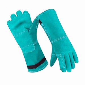 Nouveau design, tablier personnalisé avec logo, gants de soudage en cuir de vachette pleine fleur, résistants à l'abrasion, pour travaux lourds, gants de barbecue - Product Image 2
