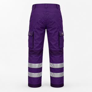 Pantalones de Seguridad Personalizados, Ropa Industrial de Seguridad con Tela Resistente de Poliéster y Algodón, Detalles Reflectantes de Alta Visibilidad - Product Image 2