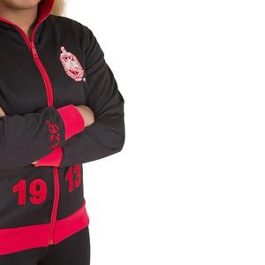 Fraternité sororité personnalisé écologique sweat à fermeture éclair respirant hiver échauffement veste de survêtement conception brodée en gros - Product Image 6