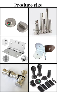 Support antirouille en forme de L personnalisé OEM pour les cloisons de toilette de centre commercial Quincaillerie durable pour un usage intensif - Product Image 6