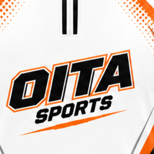 T-shirt de sport à col zippé orange, blanc et noir, à manches longues, pour l'entraînement athlétique, la course à pied, les vêtements d'équipe, vêtements de sport personnalisés haute performance - Product Image 5