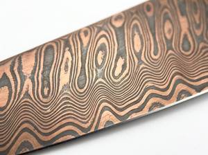 Couteau de chef professionnel THEWIZ CRAFTS en acier Damas à haute teneur en cuivre, forgé à la main, lame de 8-9,9 pouces, manche en bois, ambidextre - Product Image 4