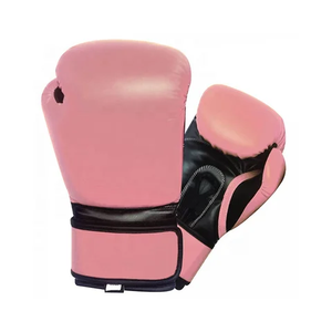 Nouveaux gants de boxe professionnels en cuir pour adultes - Gants d'entraînement respirants à lacets pour le taekwondo et le muay thai - Product Image 6