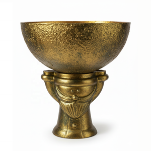 Centro de Mesa Estilo Trofeo de Aluminio Estilo Vintage Dorado, Ecológico, Personalizable, de Lujo, para Bodas, Vestíbulo de Hotel - Product Image 2