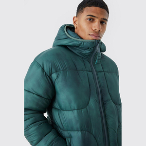 High Quality Fashionable Plain Spring Wear Breathable Windproof Waterproof <b>Jacket</b> Puffer <b>Pullover</b> Customizable Front <b>Men's</b> - Product Image 6