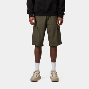 Shorts cargo en jean délavé coupe droite mi-taille vintage pour homme, décontracté et élégant avec poches, idéal pour l'été - Product Image 1