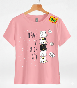 Camisetas de Moda Personalizadas para Mujer, Cuello Redondo, Color Sólido, Manga Corta, Camisetas Casuales para Mujer, Fabricante de Fábrica - Product Image 1