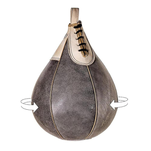 Balón de Velocidad de Boxeo de Cuero de Primera Calidad, Altura Ajustable, Duradero, para Entrenamiento en Interiores, Balón de Velocidad de Boxeo de Alta Calidad al por Mayor - Product Image 4