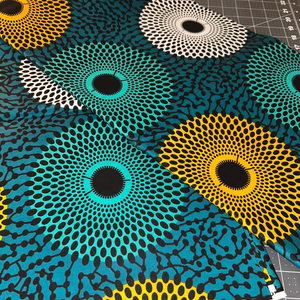 Tissu en coton imprimé Ankara exclusif pour la confection de vêtements de mode, les travaux manuels et les accessoires par Hitjem Export Island Supplier - Product Image 1