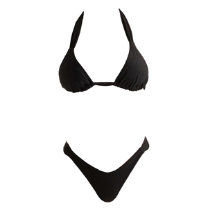 Conjunto de bikini deportivo para mujer, traje de baño de dos piezas, top con sujetador acolchado, parte inferior ajustable para piscina, playa o vacaciones - Product Image 4
