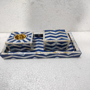 Elegante Colección con Incrustaciones de Nácar para Regalos Festivos de Ramadán y Árabes, Juego de Quemadores de Incienso de Madera Hechos a Mano con Aura de Sultán - Product Image 2